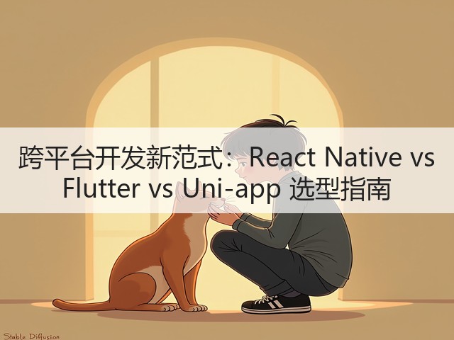 跨平台开发新范式:React Native vs Flutter vs Uni-app 选型指南(图1) 跨平台开发新范式:React Native vs Flutter vs Uni-app 选型指南(图1)