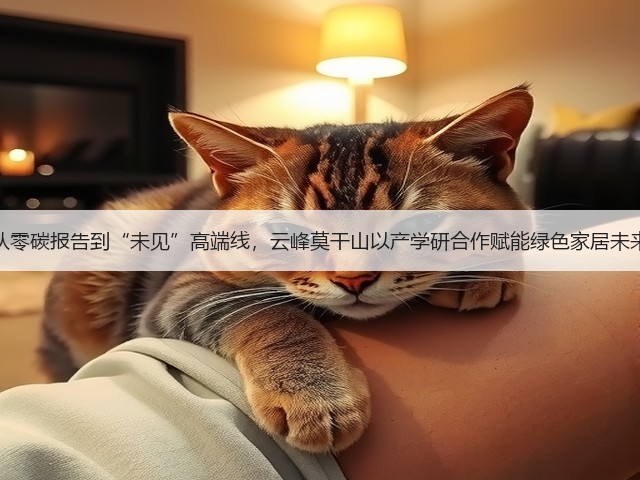 从零碳报告到“未见”高端线,云峰莫干山以产学研合作赋能绿色家居未来(图2) 从零碳报告到“未见”高端线,云峰莫干山以产学研合作赋能绿色家居未来(图2)