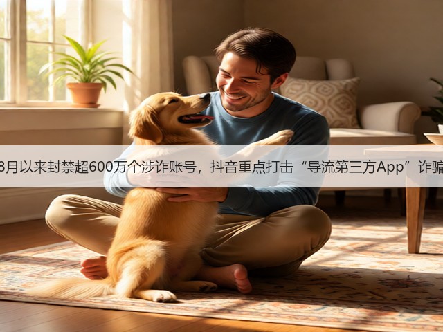 8月以来封禁超600万个涉诈账号,抖音重点打击“导流第三方App”诈骗(图2) 8月以来封禁超600万个涉诈账号,抖音重点打击“导流第三方App”诈骗(图2)