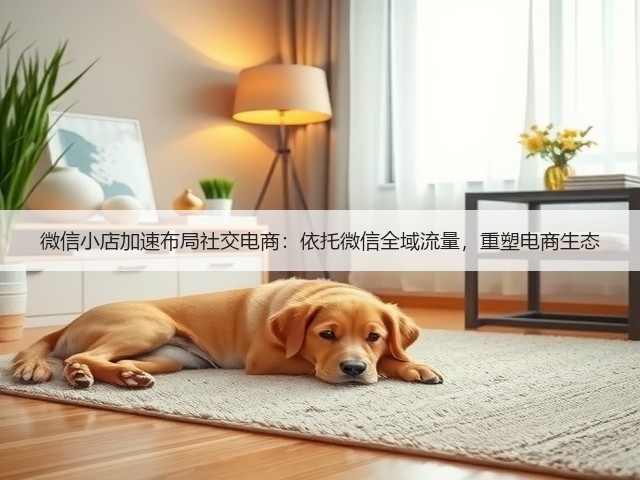 微信小店加速布局社交电商：依托微信全域流量，重塑电商生态(图1)