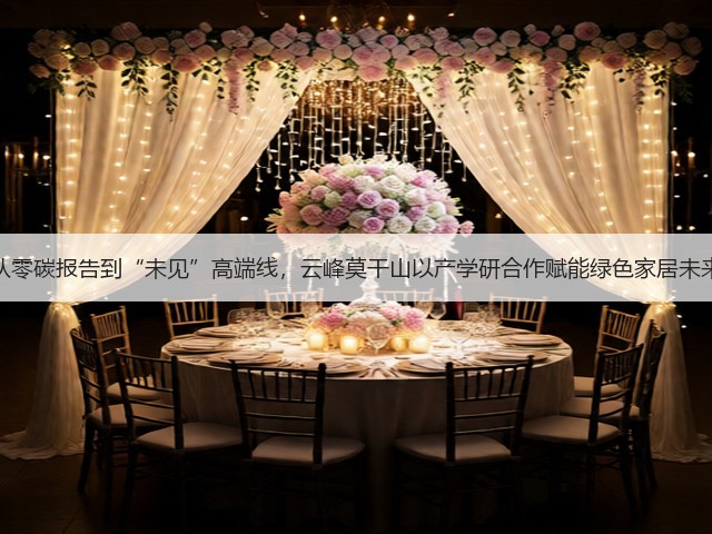 从零碳报告到“未见”高端线,云峰莫干山以产学研合作赋能绿色家居未来(图3) 从零碳报告到“未见”高端线,云峰莫干山以产学研合作赋能绿色家居未来(图3)