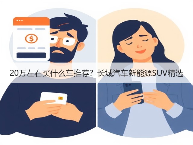 20万左右买什么车推荐？长城汽车新能源SUV精选(图1)