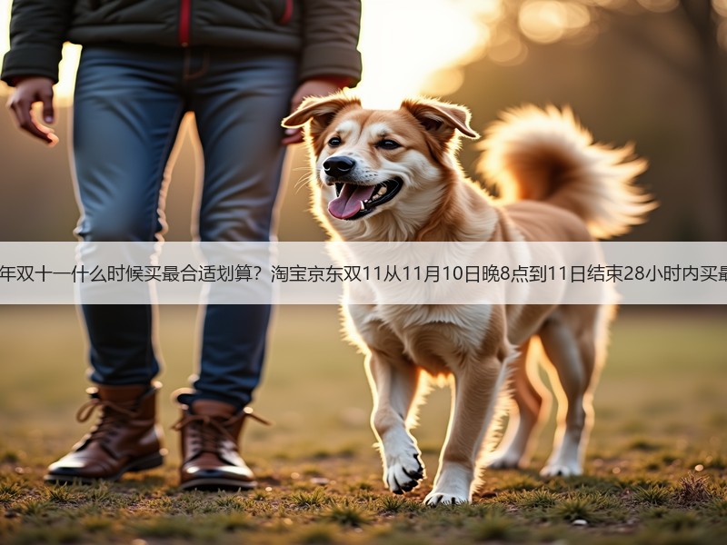 2025年双十一什么时候买最合适划算？淘宝京东双11从11月