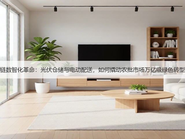 冷链数智化革命：光伏仓储与电动配送，如何撬动农批市场万亿级绿色转型？(图2)