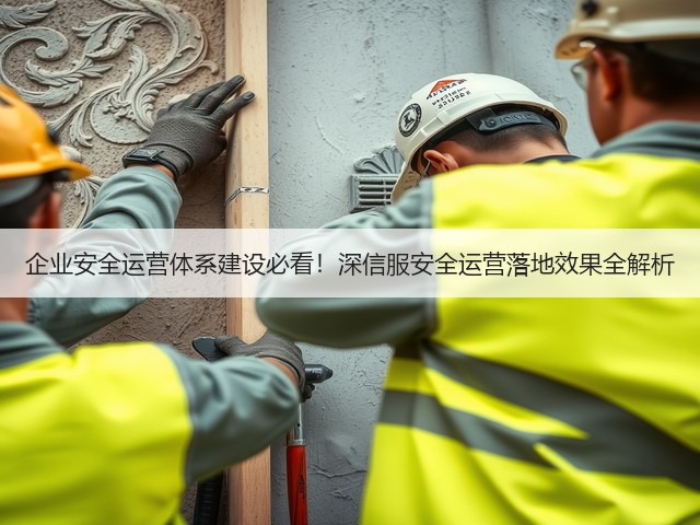 企业安全运营体系建设必看！深信服安全运营落地效果全解析(图1)