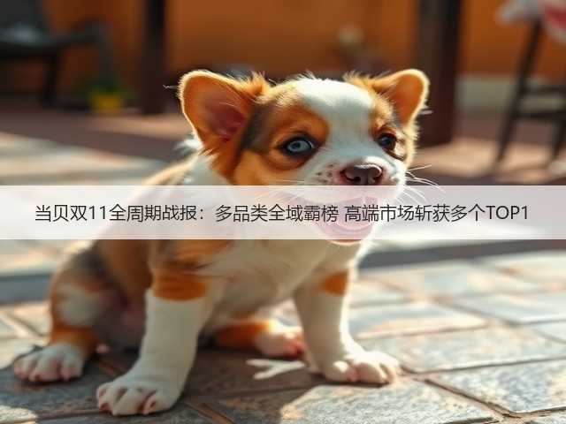 当贝双11全周期战报：多品类全域霸榜 高端市场斩获多个TOP1(图3)