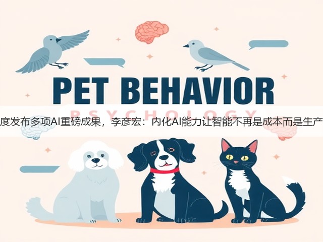 百度发布多项AI重磅成果，李彦宏：内化AI能力让智能不再是成本而是生产力(图3)