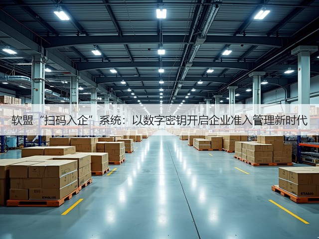 软盟“扫码入企”系统：以数字密钥开启企业准入管理新时代(图1)