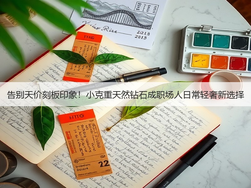 告别天价刻板印象！小克重天然钻石成职场人日常轻奢新选择