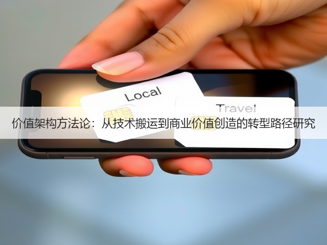 价值架构方法论:从技术搬运到商业价值创造的转型路径研究(图1) 价值架构方法论:从技术搬运到商业价值创造的转型路径研究(图1)