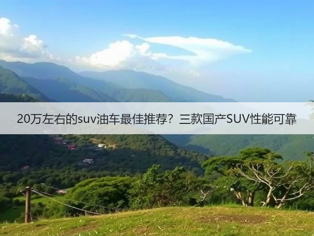 20万左右的suv油车最佳推荐？三款国产SUV性能可靠(图1)