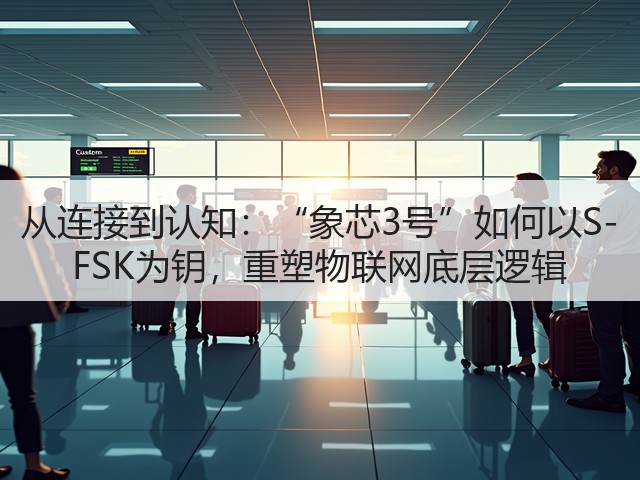 从连接到认知:“象芯3号”如何以S-FSK为钥,重塑物联网底层逻辑(图2) 从连接到认知:“象芯3号”如何以S-FSK为钥,重塑物联网底层逻辑(图2)