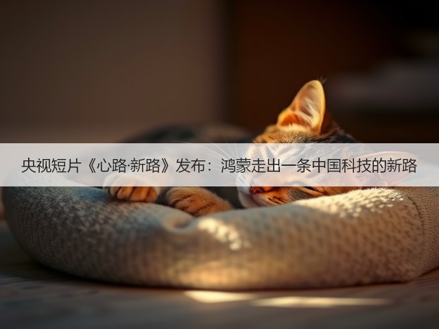 央视短片《心路·新路》发布:鸿蒙走出一条中国科技的新路(图1) 央视短片《心路·新路》发布:鸿蒙走出一条中国科技的新路(图1)