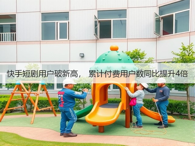 快手短剧用户破新高, 累计付费用户数同比提升4倍(图2) 快手短剧用户破新高, 累计付费用户数同比提升4倍(图2)