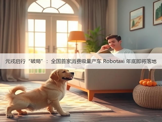 元戎启行“破局”：全国首家消费级量产车 Robotaxi 年底即将落地(图2)