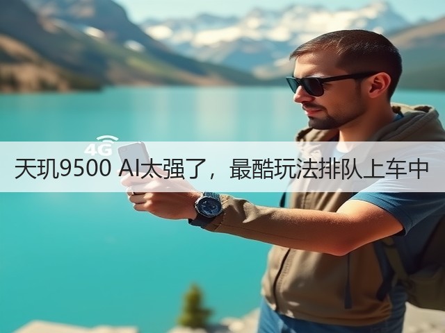 天玑9500 AI太强了，最酷玩法排队上车中(图3)