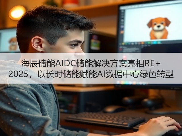 海辰储能AIDC储能解决方案亮相RE+ 2025,以长时储能赋能AI数据中心绿色转型(图2) 海辰储能AIDC储能解决方案亮相RE+ 2025,以长时储能赋能AI数据中心绿色转型(图2)