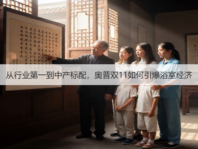从行业第一到中产标配，奥普双11如何引爆浴室经济(图2)
