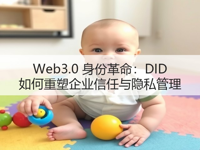Web3.0 身份革命:DID 如何重塑企业信任与隐私管理(图1) Web3.0 身份革命:DID 如何重塑企业信任与隐私管理(图1)