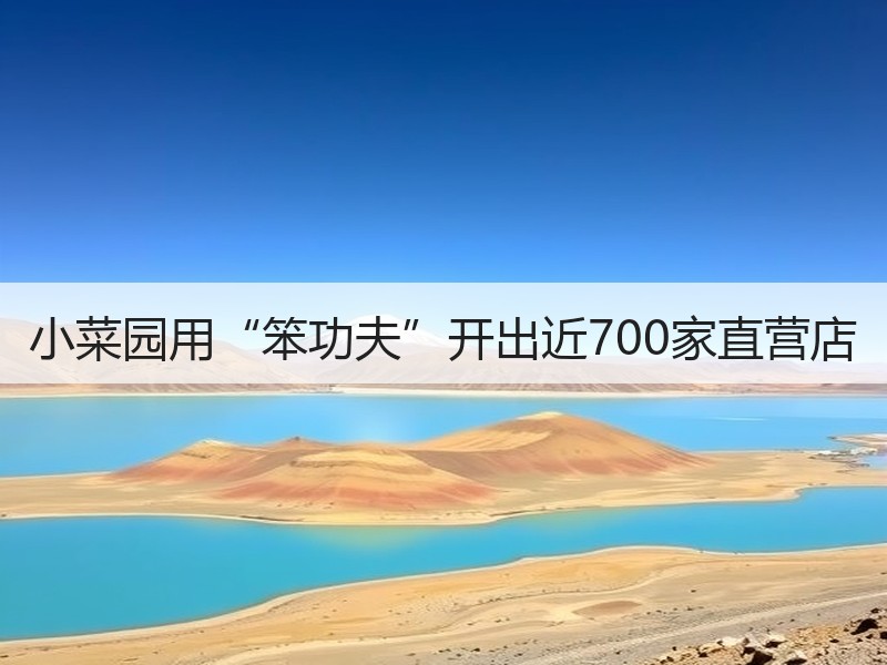 小菜园用“笨功夫”开出近700家直营店