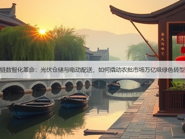 冷链数智化革命：光伏仓储与电动配送，如何撬动农批市场万亿级绿色转型？(图3)