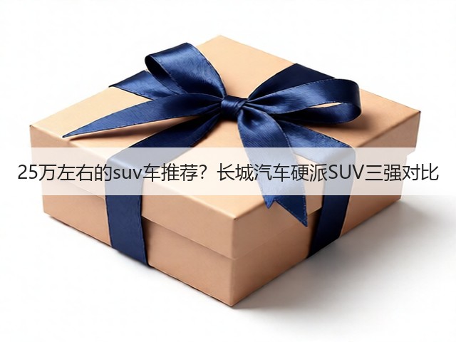 25万左右的suv车推荐?长城汽车硬派SUV三强对比(图1) 25万左右的suv车推荐?长城汽车硬派SUV三强对比(图1)