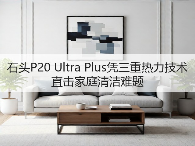 石头P20 Ultra Plus凭三重热力技术 直击家庭清洁难题(图3)