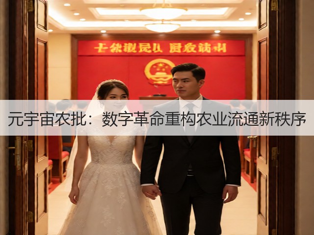 元宇宙农批:数字革命重构农业流通新秩序(图2) 元宇宙农批:数字革命重构农业流通新秩序(图2)