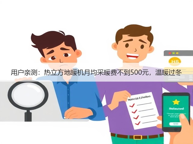用户亲测:热立方地暖机月均采暖费不到500元,温暖过冬(图3) 用户亲测:热立方地暖机月均采暖费不到500元,温暖过冬(图3)