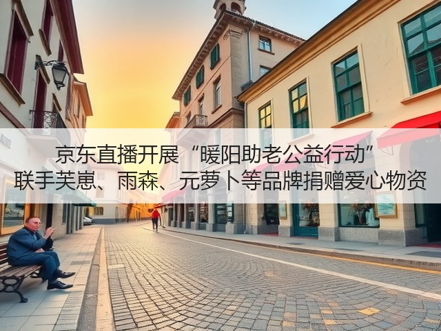 京东直播开展“暖阳助老公益行动” 联手芙崽、雨森、元萝卜等品牌捐赠爱心物资(图2) 京东直播开展“暖阳助老公益行动” 联手芙崽、雨森、元萝卜等品牌捐赠爱心物资(图2)