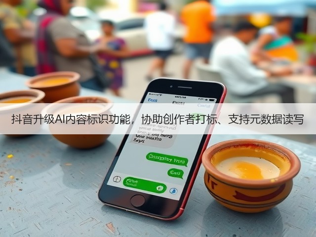 抖音升级AI内容标识功能，协助创作者打标、支持元数据读写(图2)