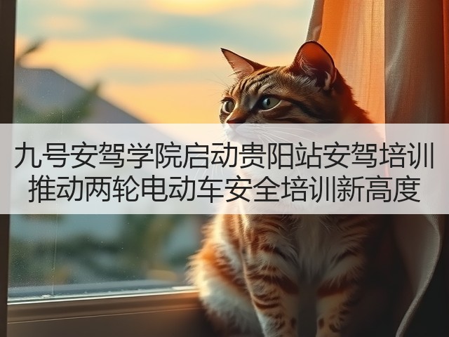 九号安驾学院启动贵阳站安驾培训 推动两轮电动车安全培训新高度(图3)