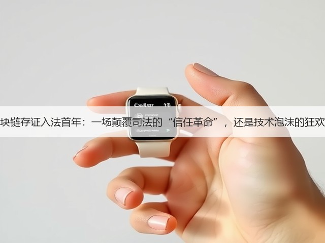 区块链存证入法首年：一场颠覆司法的“信任革命”，还是技术泡沫的狂欢？(图3)