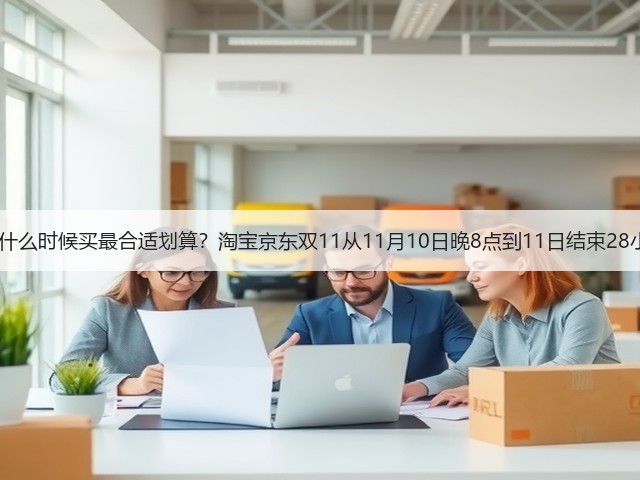 2025年双十一什么时候买最合适划算？淘宝京东双11从11月10日晚8点到11日结束28小时内买最便宜(图3)
