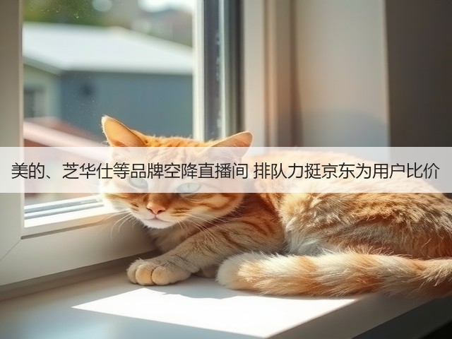 美的、芝华仕等品牌空降直播间 排队力挺京东为用户比价(图2) 美的、芝华仕等品牌空降直播间 排队力挺京东为用户比价(图2)