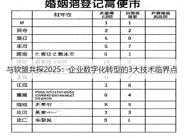 与软盟共探2025:企业数字化转型的3大技术临界点(图3) 与软盟共探2025:企业数字化转型的3大技术临界点(图3)