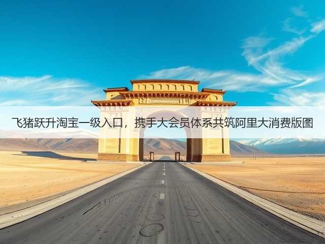 飞猪跃升淘宝一级入口，携手大会员体系共筑阿里大消费版图(图2)