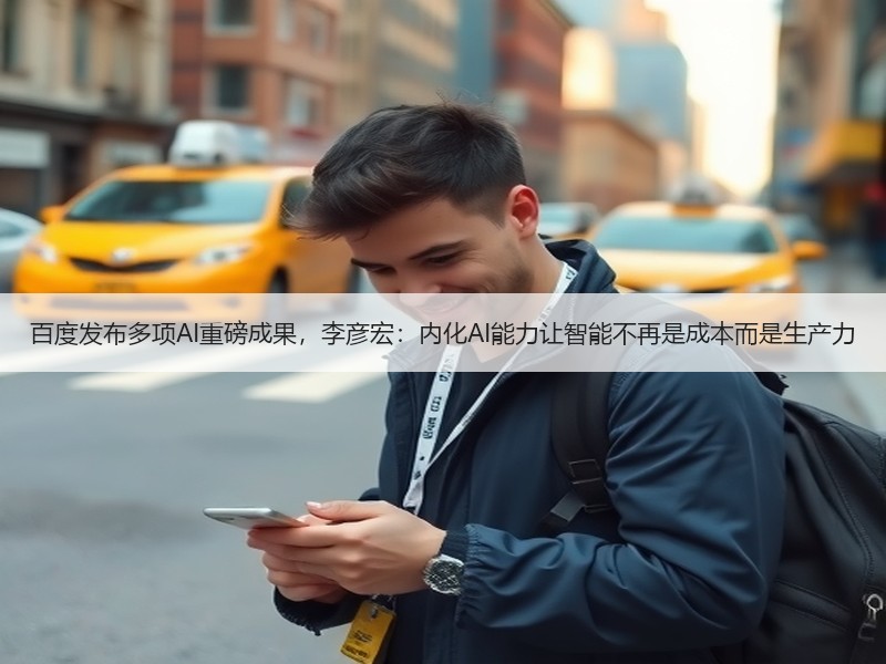 百度发布多项AI重磅成果，李彦宏：内化AI能力让智能不再是成