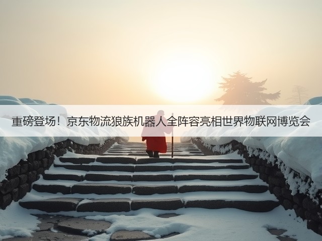 重磅登场！京东物流狼族机器人全阵容亮相世界物联网博览会(图1)