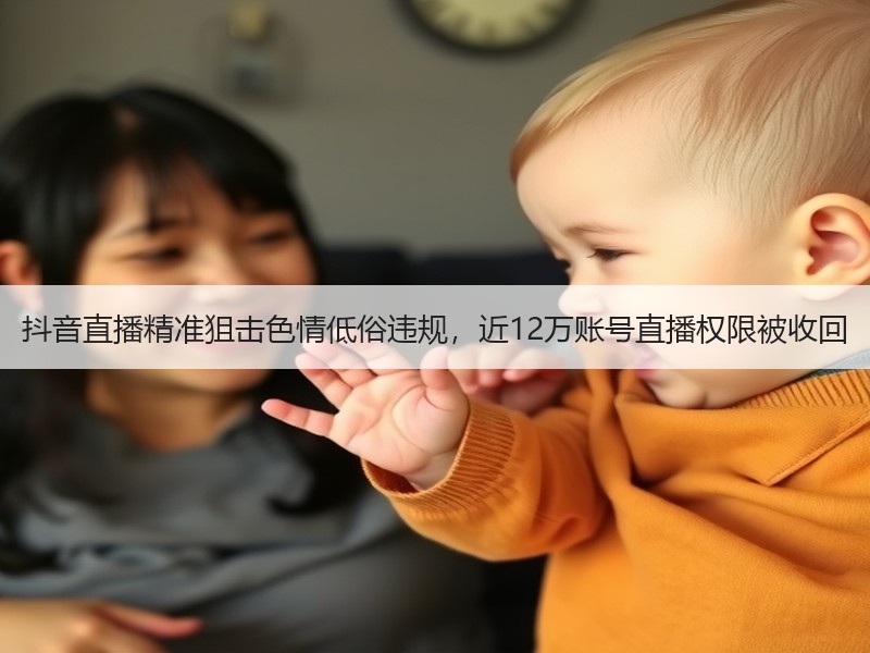 抖音直播精准狙击色情低俗违规，近12万账号直播权限被收回