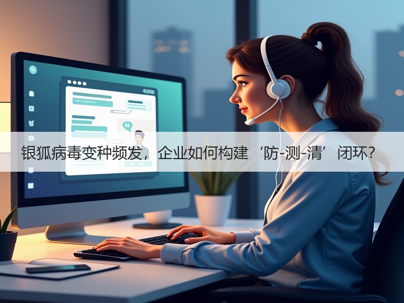 银狐病毒变种频发，企业如何构建‘防-测-清’闭环？