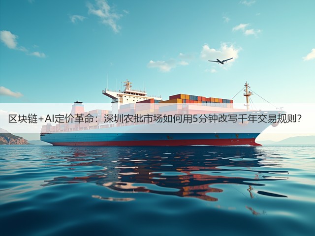 区块链+AI定价革命:深圳农批市场如何用5分钟改写千年交易规则?(图2) 区块链+AI定价革命:深圳农批市场如何用5分钟改写千年交易规则?(图2)