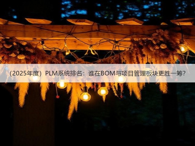 （2025年度）PLM系统排名：谁在BOM与项目管理板块更胜一筹？(图2)