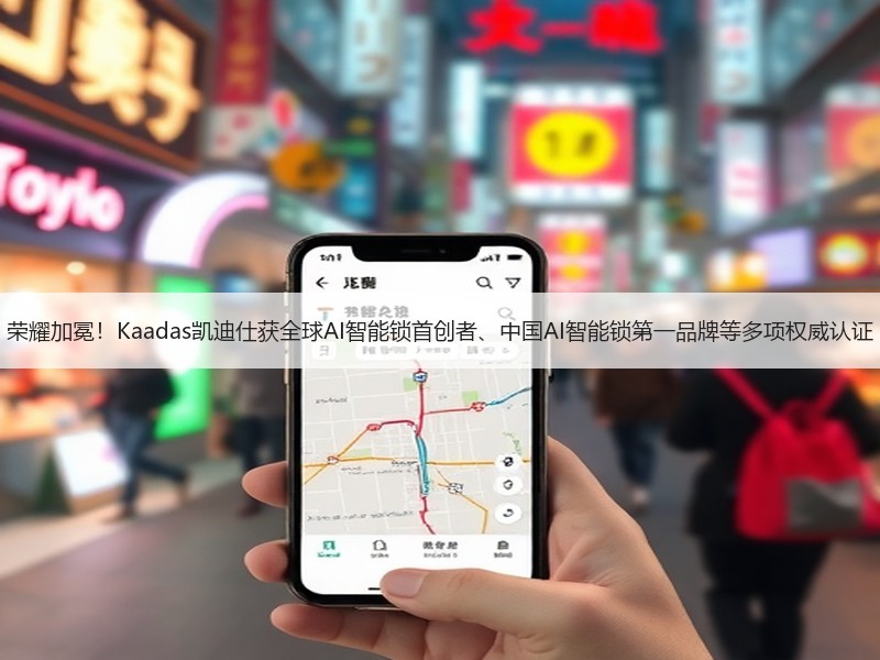 荣耀加冕！Kaadas凯迪仕获全球AI智能锁首创者、中国AI