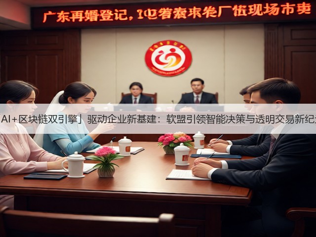「AI+区块链双引擎」驱动企业新基建:软盟引领智能决策与透明交易新纪元(图1) 「AI+区块链双引擎」驱动企业新基建:软盟引领智能决策与透明交易新纪元(图1)
