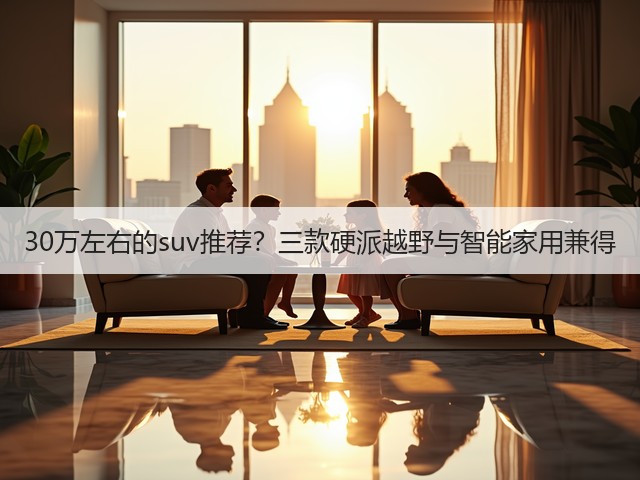 30万左右的suv推荐？三款硬派越野与智能家用兼得(图2)