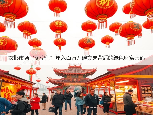 农批市场“卖空气”年入百万?碳交易背后的绿色财富密码(图1) 农批市场“卖空气”年入百万?碳交易背后的绿色财富密码(图1)