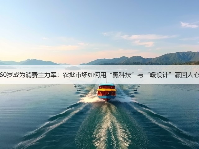 当60岁成为消费主力军:农批市场如何用“黑科技”与“暖设计”赢回人心?(图1) 当60岁成为消费主力军:农批市场如何用“黑科技”与“暖设计”赢回人心?(图1)