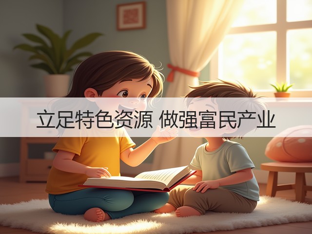 立足特色资源 做强富民产业(图1) 立足特色资源 做强富民产业(图1)