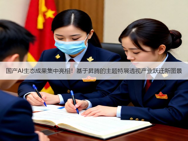 国产AI生态成果集中亮相！基于昇腾的主题特展透视产业跃迁新图景(图1)